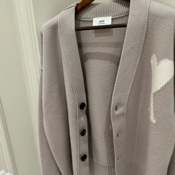 Beige Ami de Coeyr Cardigan - Picture 2 of 2